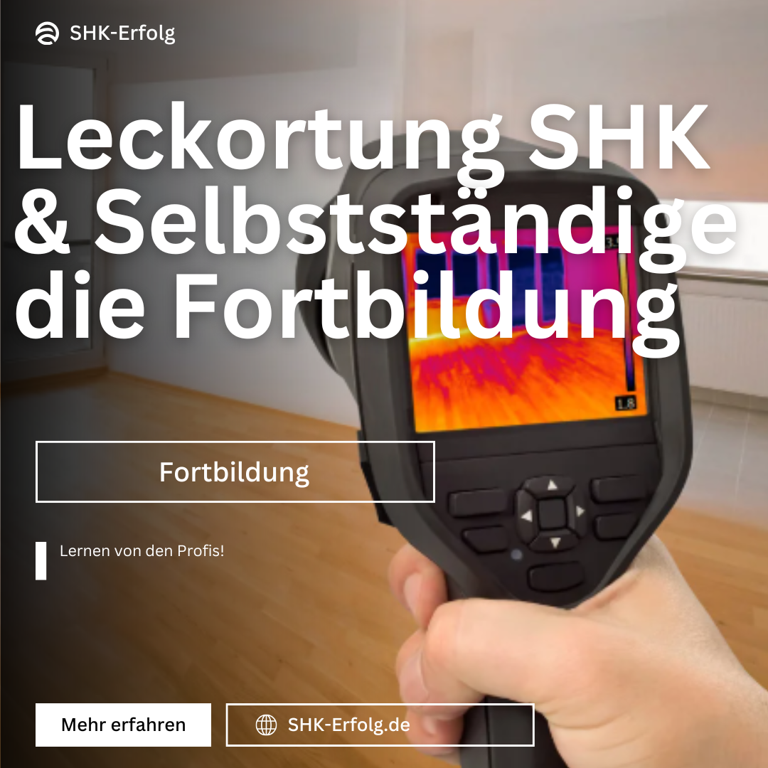 Leckageortung für SHK-Betriebe & Selbstständige – Mehr Aufträge. Weniger Aufstemmen.