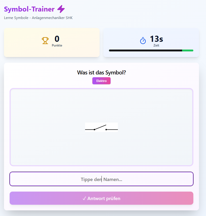 Symbol Trainer Advanced - Trainiere technische Zeichen & Symbole